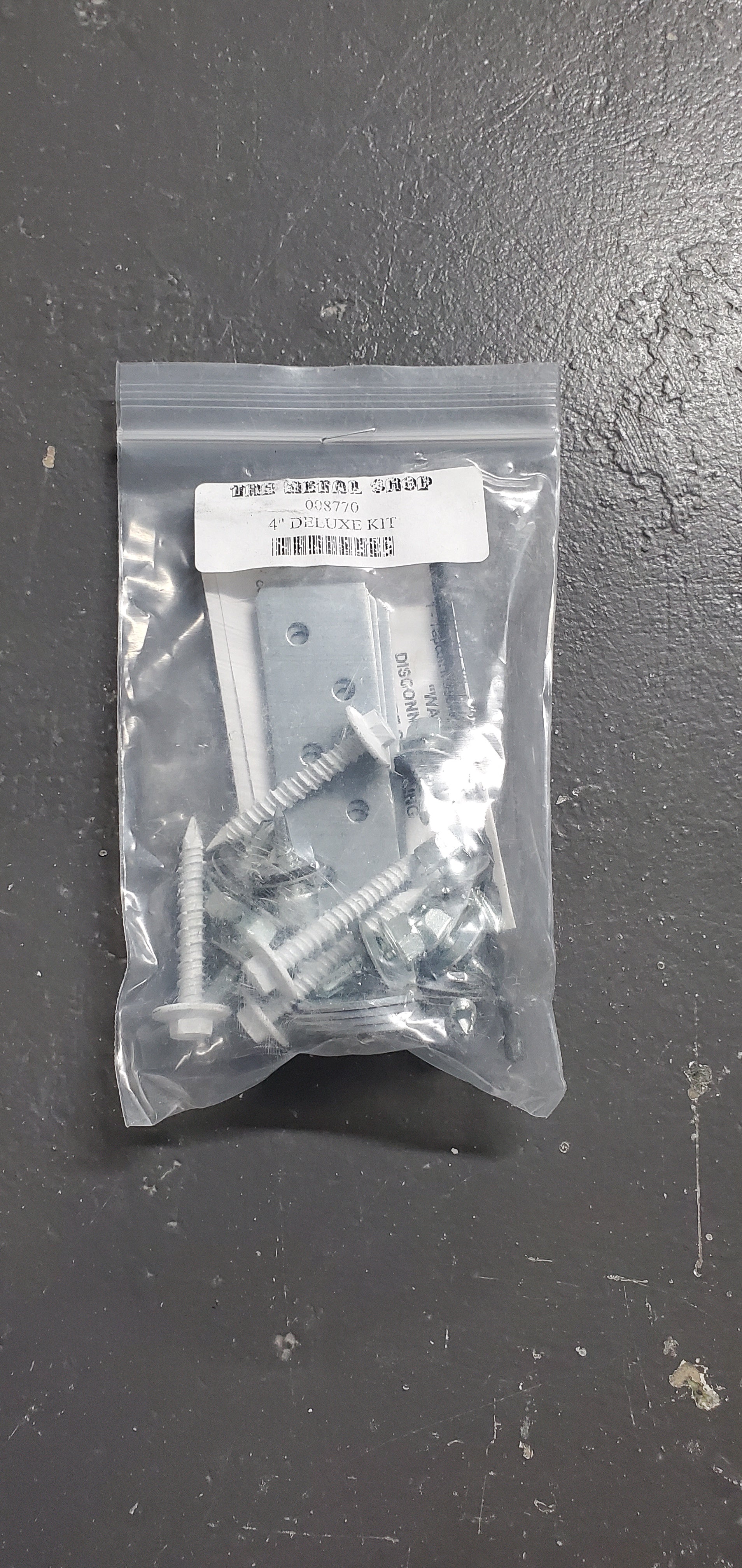 4” condenser tie down complete kit