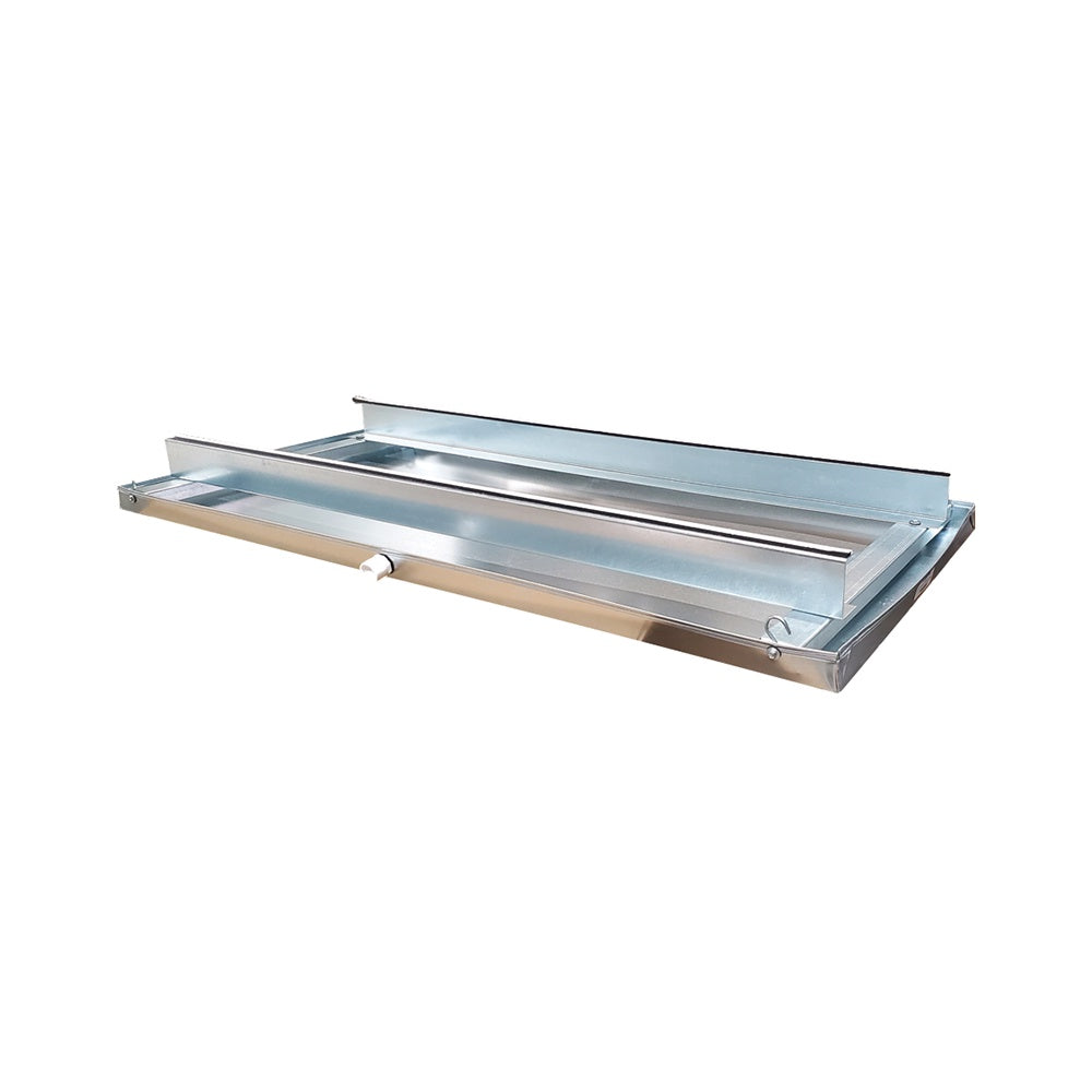 Drain Pan w/rails 26x62