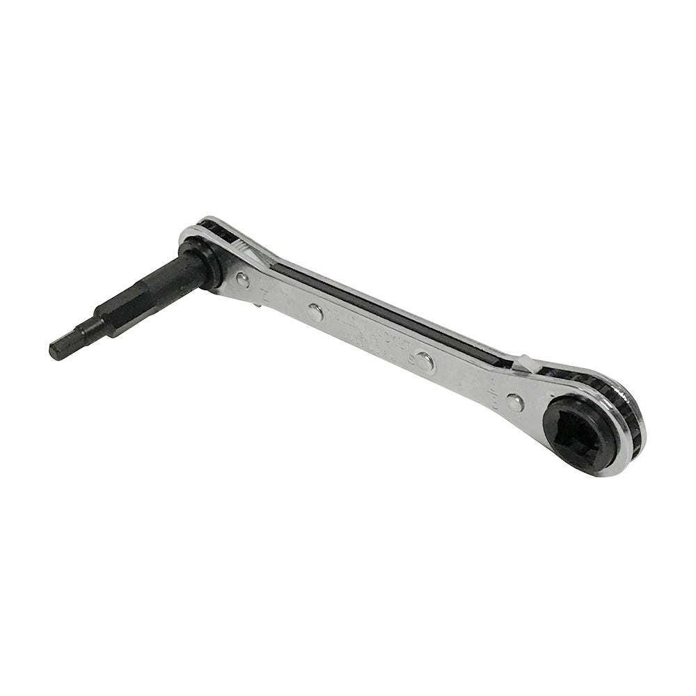 Ratchet wrench w/hex key