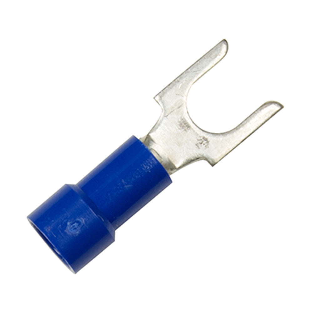Block Spade Crimp Connectors Blue PP-BS10