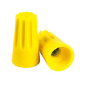 Yellow twist on connectors 50pk PP-WC-YELLOW