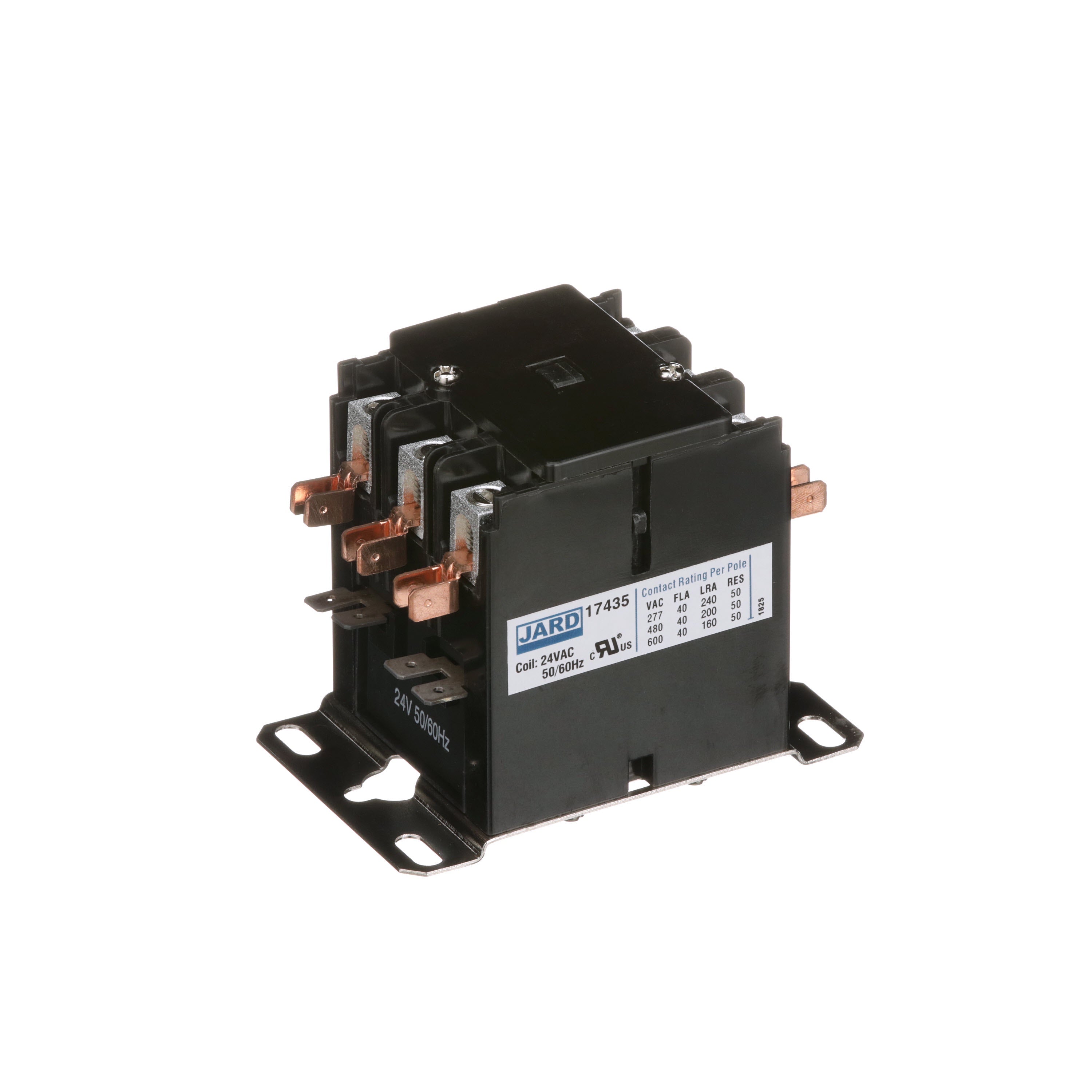 3 POLE CONTACTOR W/LUGS PPCON3P40A24V