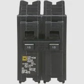 Circuit Breaker Square D Homeline 15 amp 2 pole HOM215CP