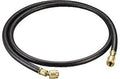 1/4” x 60” heavy duty charging hose black