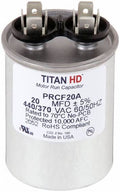 20 MFD Motor Run Capacitor - Round